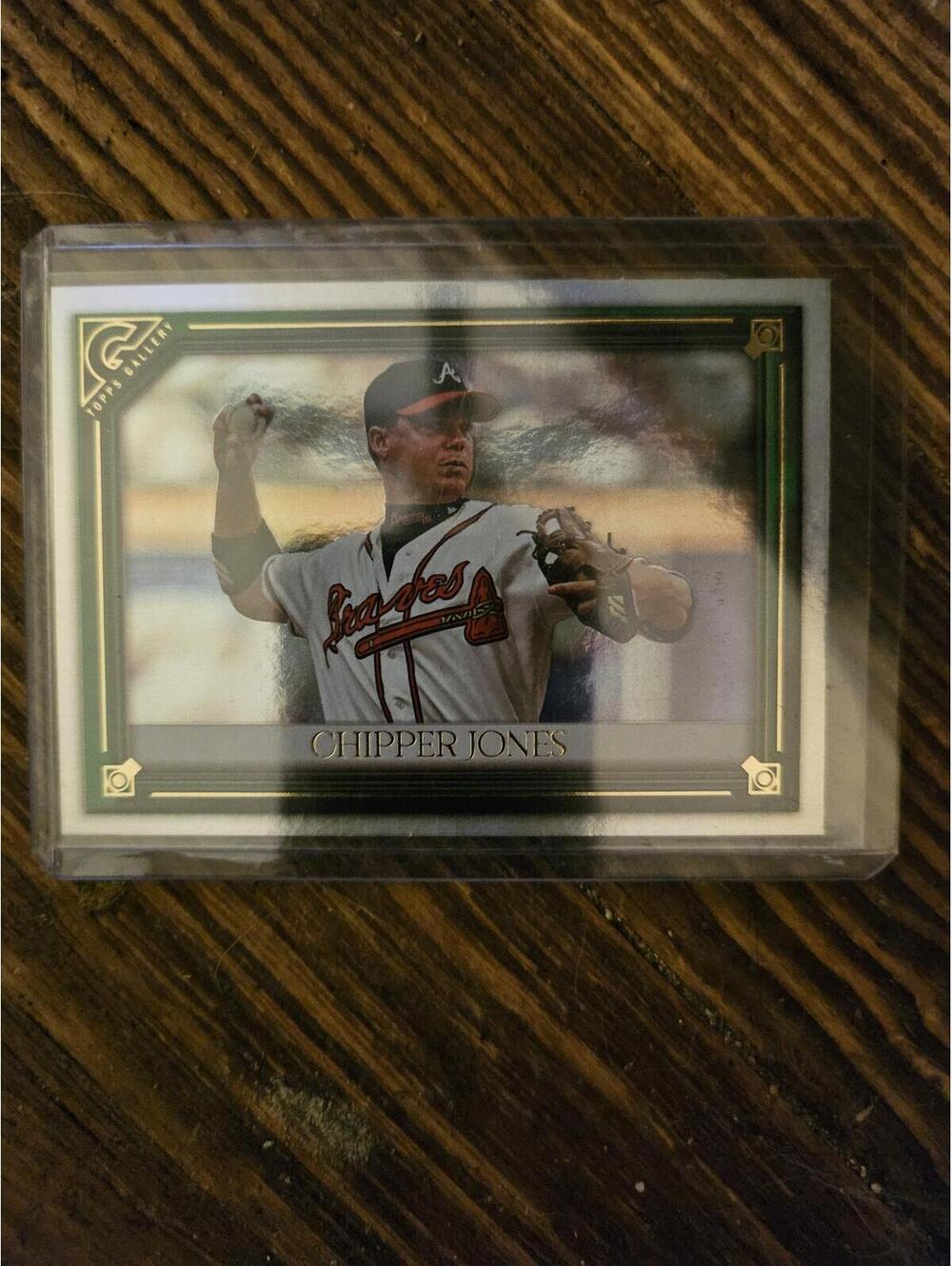 Chipper Jones [Green] #67 2021 Topps Gallery -number 116 of 125 -Atlanta Braves